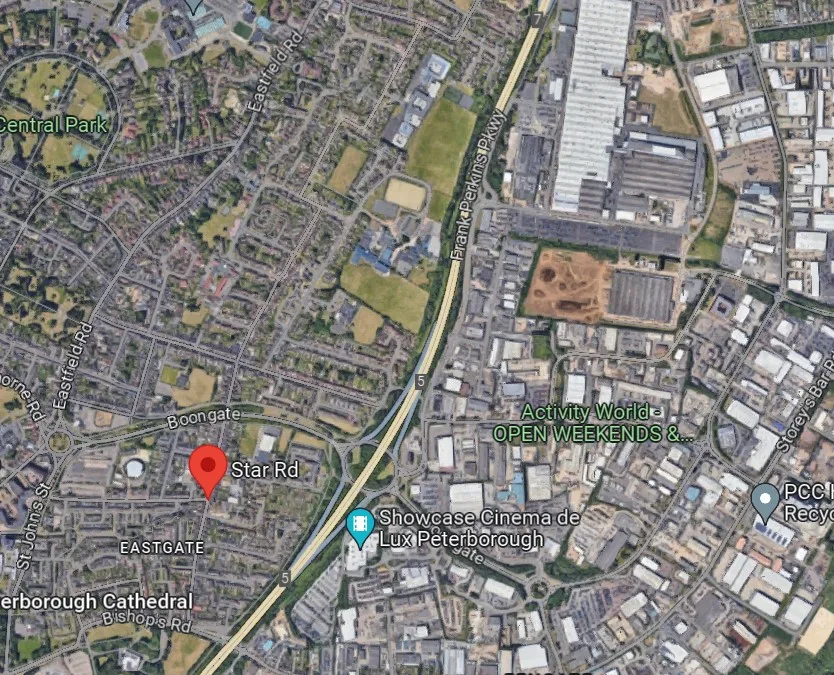 Police are appealing for information after a man was stabbed in Peterborough. PHOTO: Google Police are appealing for information after a man was stabbed in Peterborough. PHOTO: Google