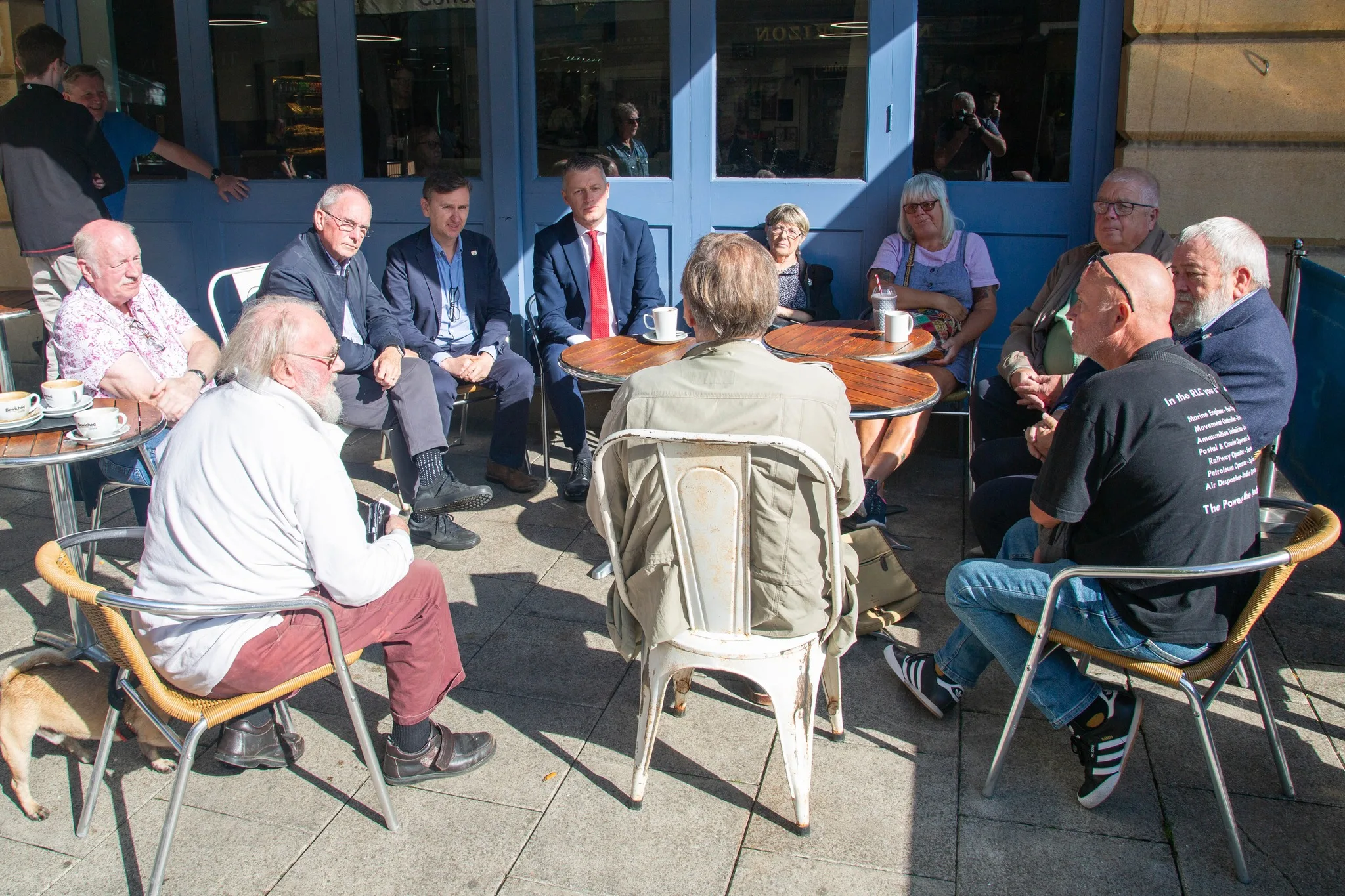 Andrew Pakes, Labour’s Parliamentary candidate for Peterborough, with Luke Pollard MP, Labour’s shadow armed forces minister meeting up with armed forces veterans in Peterborough. Andrew Pakes, Labour’s Parliamentary candidate for Peterborough, with Luke Pollard MP, Labour’s shadow armed forces minister meeting up with armed forces veterans in Peterborough.