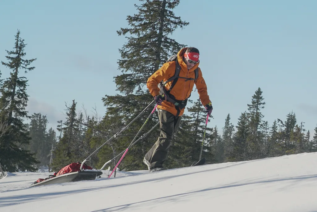 In 2024, Jonny Huntington is aiming to be the first disabled person to ski solo and unsupported across 911 kms of Antarctic tundra – an expedition he anticipates will take 40 days. CREDIT Chris Powell