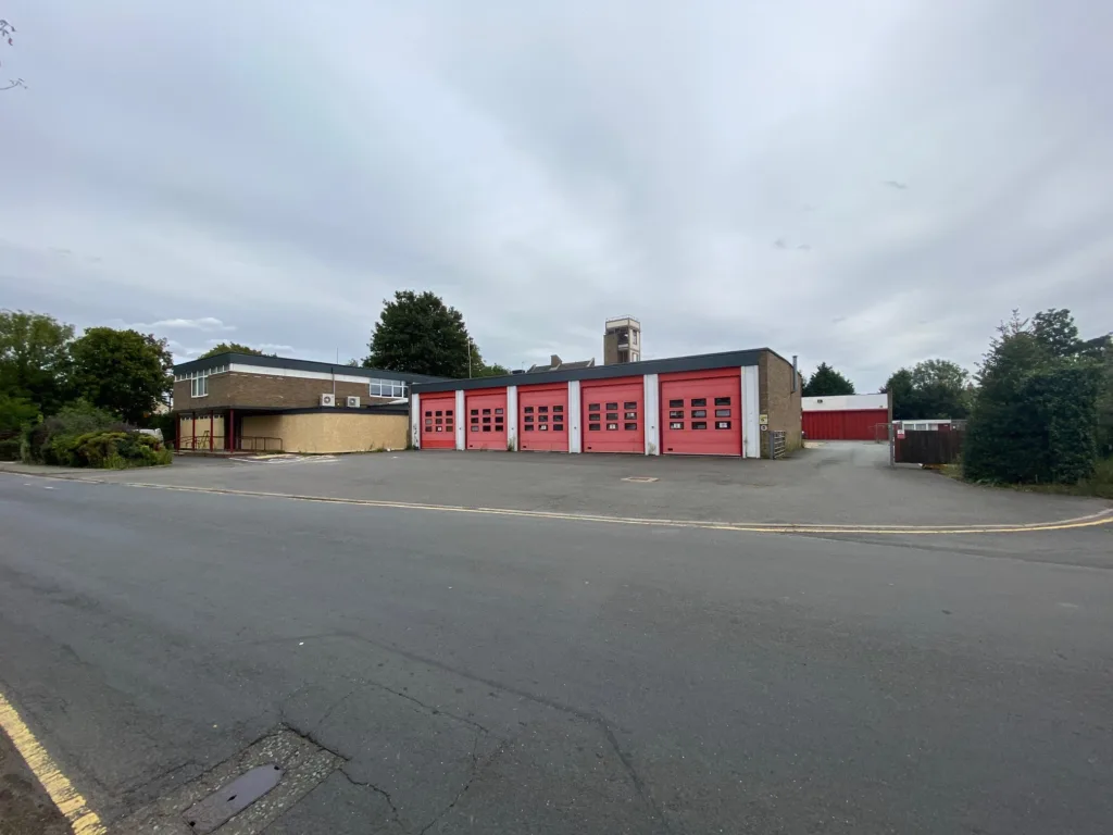 Former Huntingdon fire station – offers around £1.5m invited from the agents, Cheffins. PHOTO: Cheffins