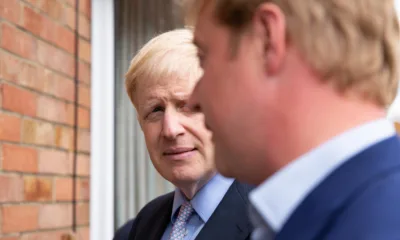 Former Prime Minister Boris Johnson offered words of encouragement to Paul Bristow during one of their meetings. PHOTO: Terry Harris