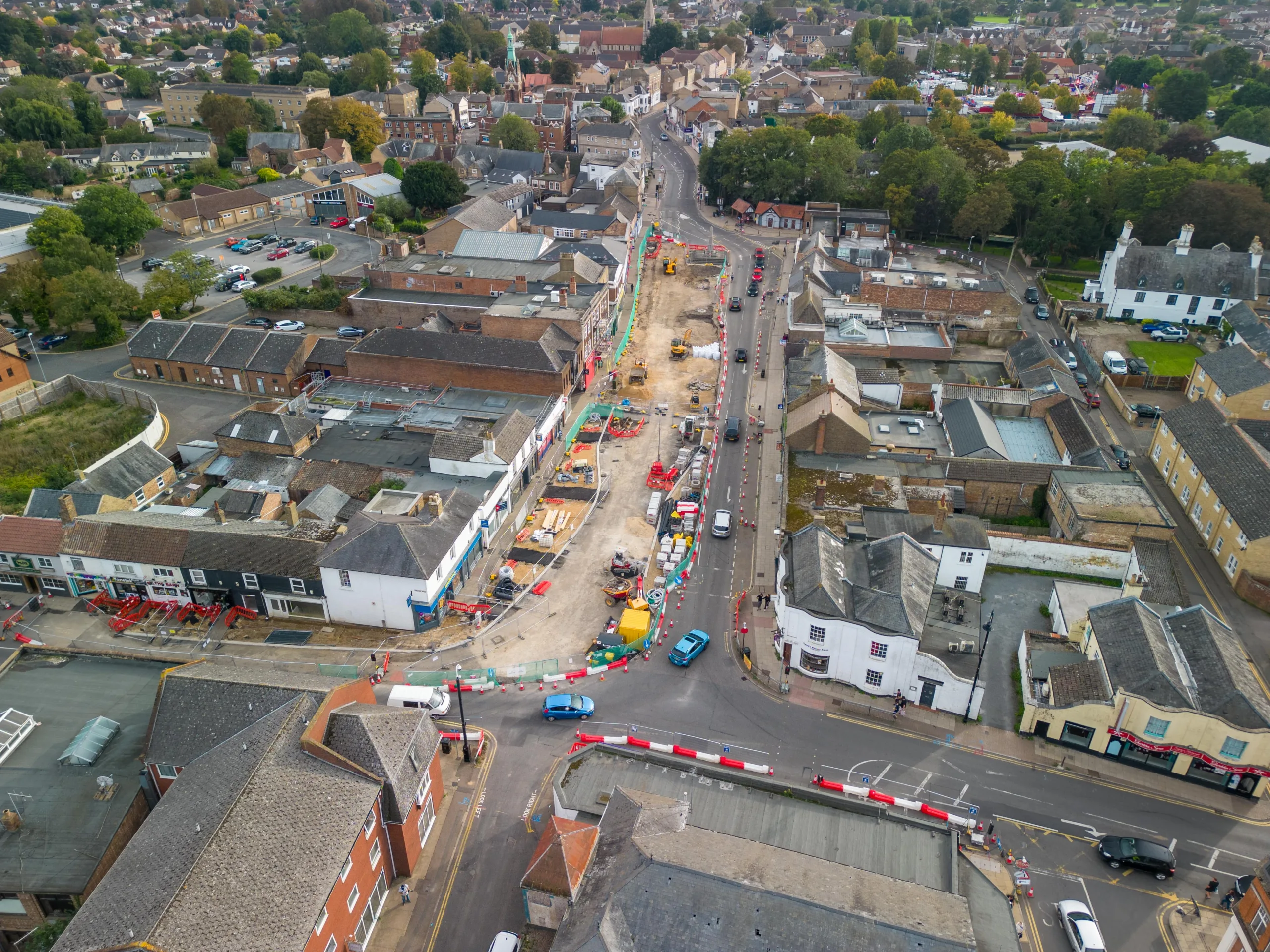 Recent and ongoing programmes in partnership to help improve air quality in Fenland further includes the ongoing change to Broad Street road layout in March as part of the £multimillion town centre redevelopment project, which is intended to improve traffic flow and reduce pollution PHOTO: Terry Harris Fenland Council launches new initiative to test for air quality PHOTO: Terry Harris
