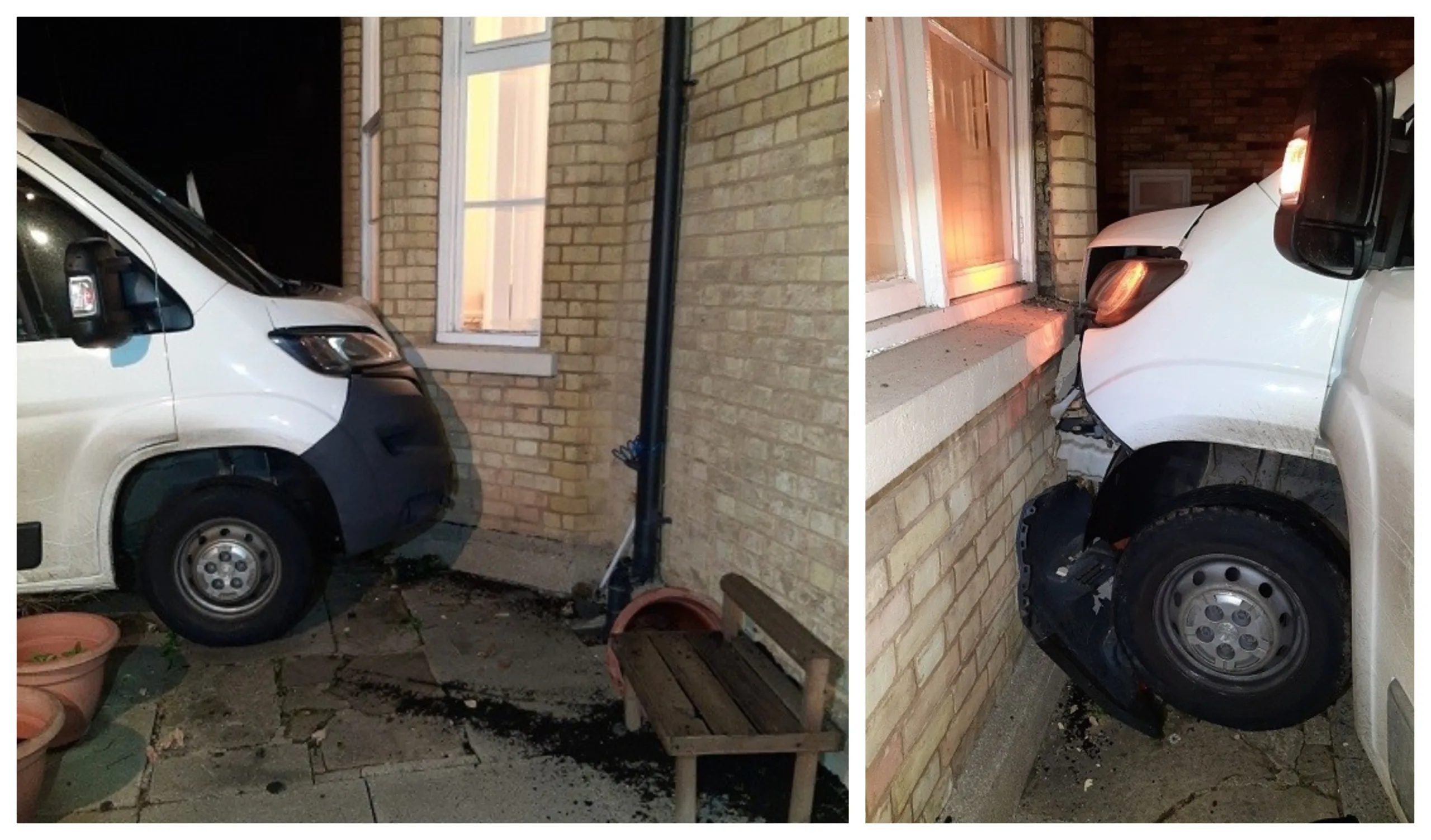 Zoraise Ashraf, 29, of Huntingdon has been jailed for lying about his revenge attack on business – the aftermath of the crash. Photos: Cambridgeshire Police
Zoraise Ashraf, 29, of Huntingdon has been jailed for lying about his revenge attack on business – the aftermath of the crash. Photos: Cambridgeshire Police