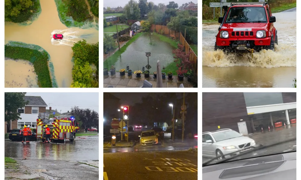 The Met Office says: “Rain continues to clear, leaving a drier night for many.” Scenes from across Cambridgeshire today
