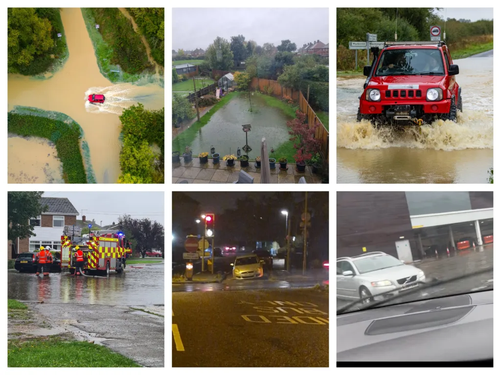 5 flood warnings and 21 flood alerts as the heavens open on Cambridgeshire