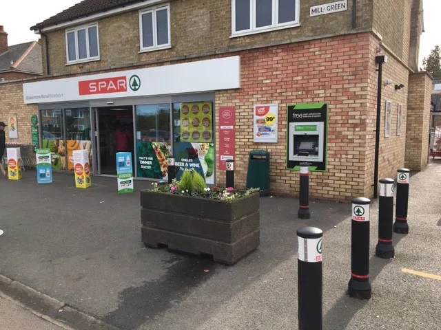 Huntingdonshire police have brightened up area around Warboys Spar and added a deterrent to possible ram raiders