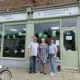 Sean and Heidi welcome the Mayor of Whittlesey, Cllr Kay Mayor, to their new mobility scooter shop in Broad Street