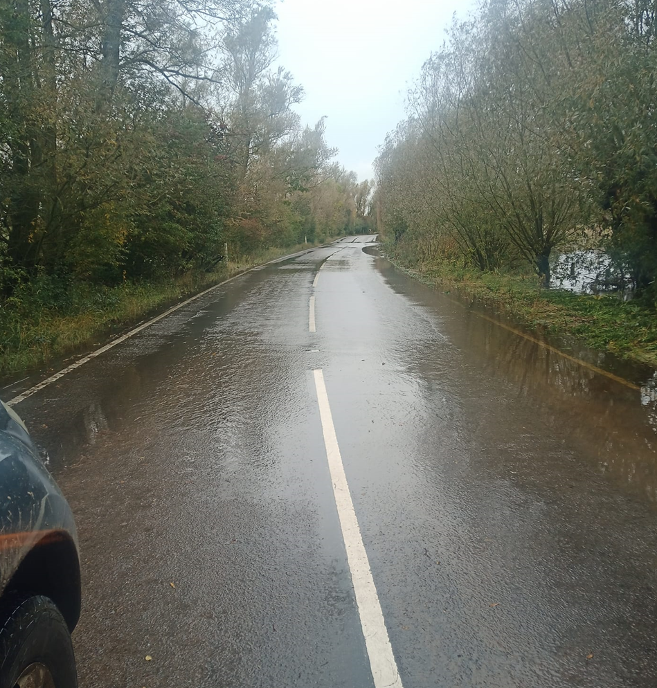 At 3pm today the Facebook group ‘Welney Flood Alert’ posted to say they had been advised that the Environment Agency is set to issue a flood alert for Welney Wash Road. PHOTO: Welney Flood Alert