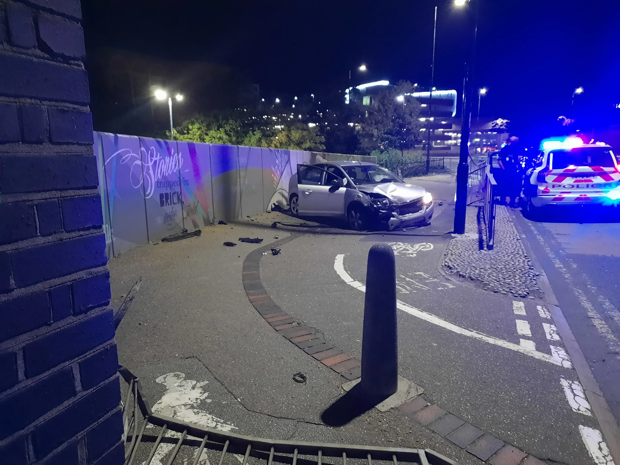 One of the Peterborough crashes drug dealer Mohammed Mehtab was involved in One of the Peterborough crashes drug dealer Mohammed Mehtab was involved in