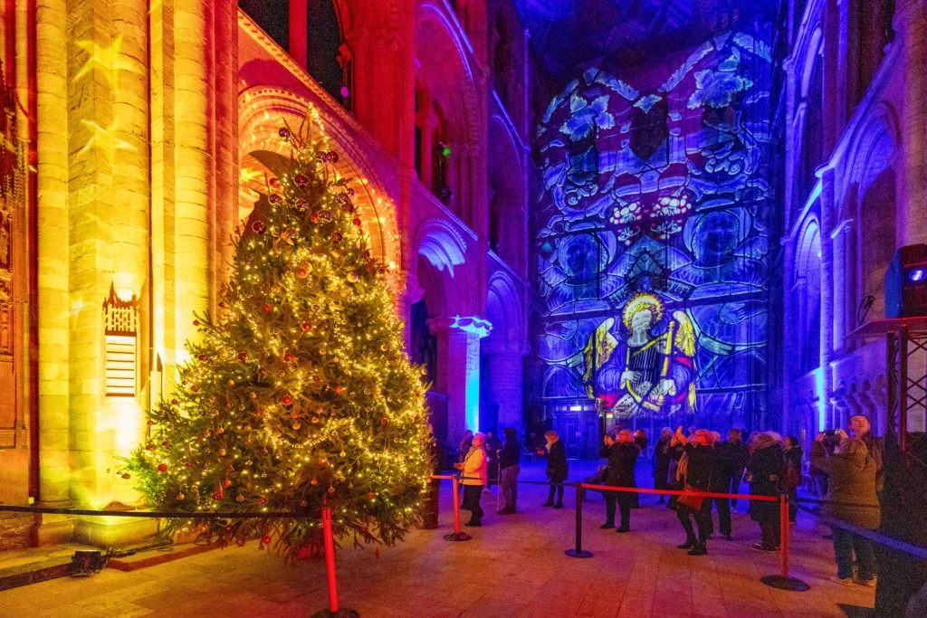 Luxmuralis presents The Manger at Peterborough Cathedral, “an all-age multi-sensory display guaranteed to be enjoyed by every generation”. PHOTO: Terry Harris