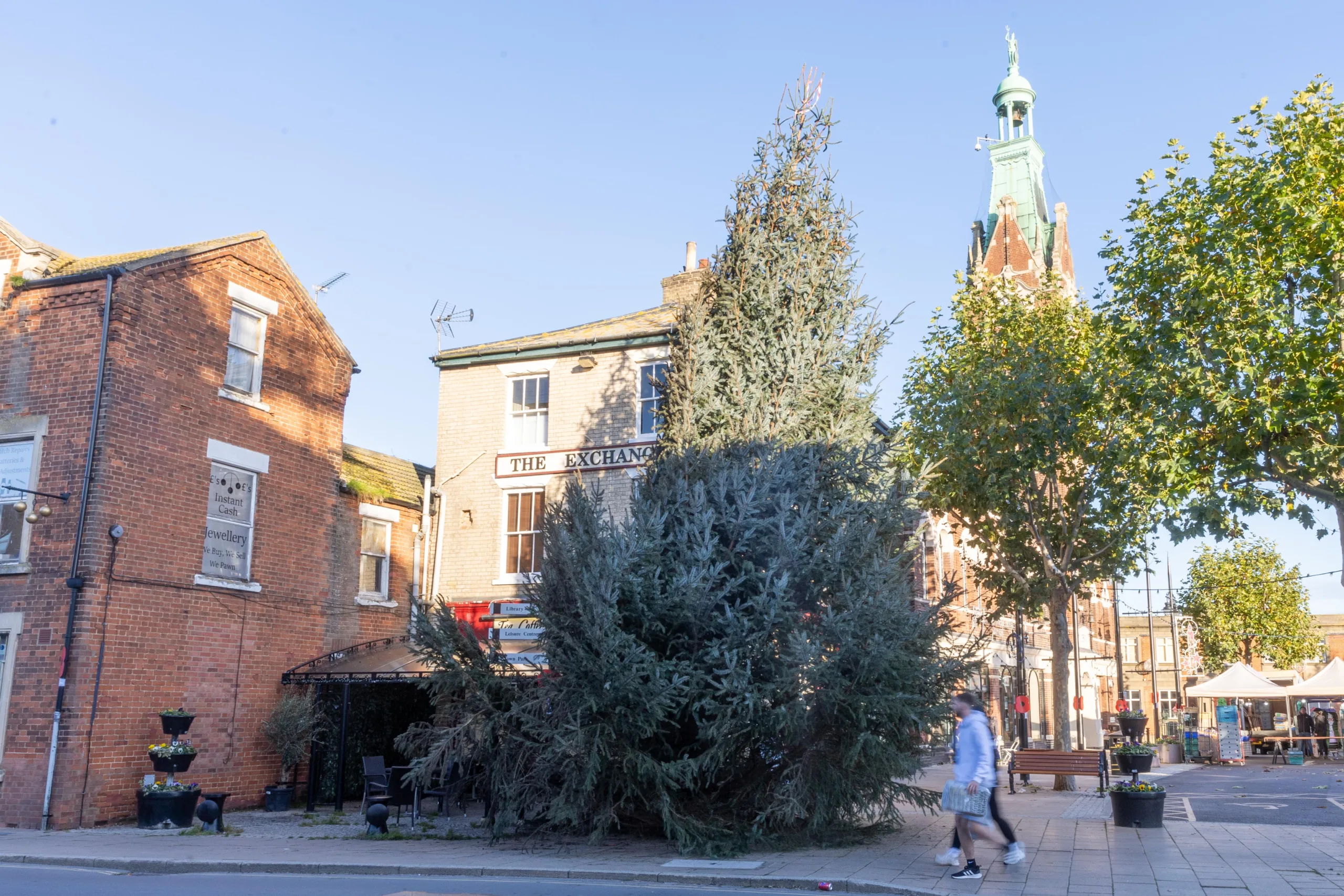 ‘We’ve got a wonky Christmas tree and we’re very proud of it’ says