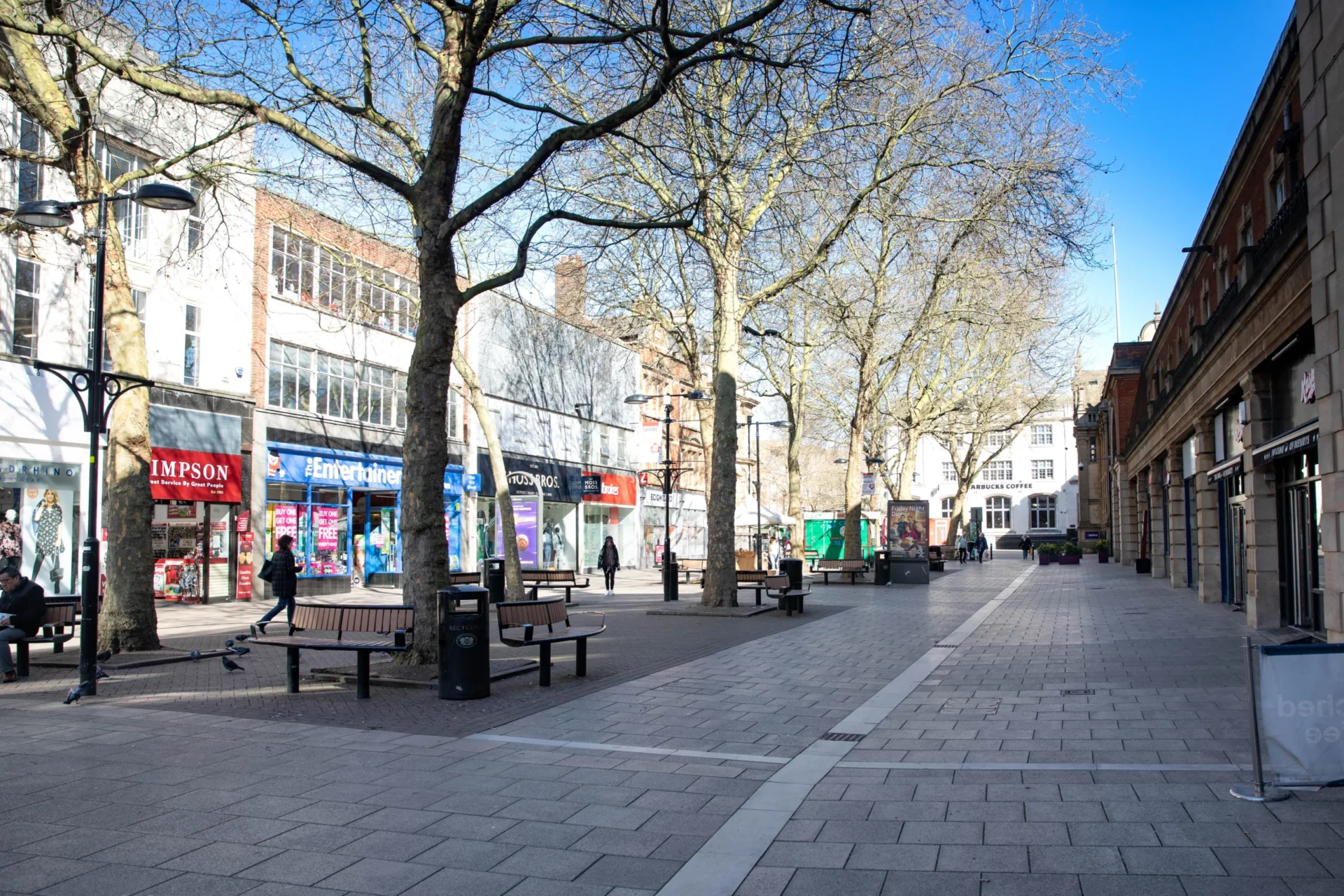 Despite shops opening on Saturday Morning the City Centre looks deserted at 10am - News for Peterborough and Cambridgeshire News for Peterborough and Cambridgeshire - JobCentre Plus says about getting back to work might be to “apply for some of the hundreds of Christmas jobs being advertised locally, as a stepping- stone to get back into the work routine, while developing new skills and sharpening existing ones”. PHOTO: Terry Harris