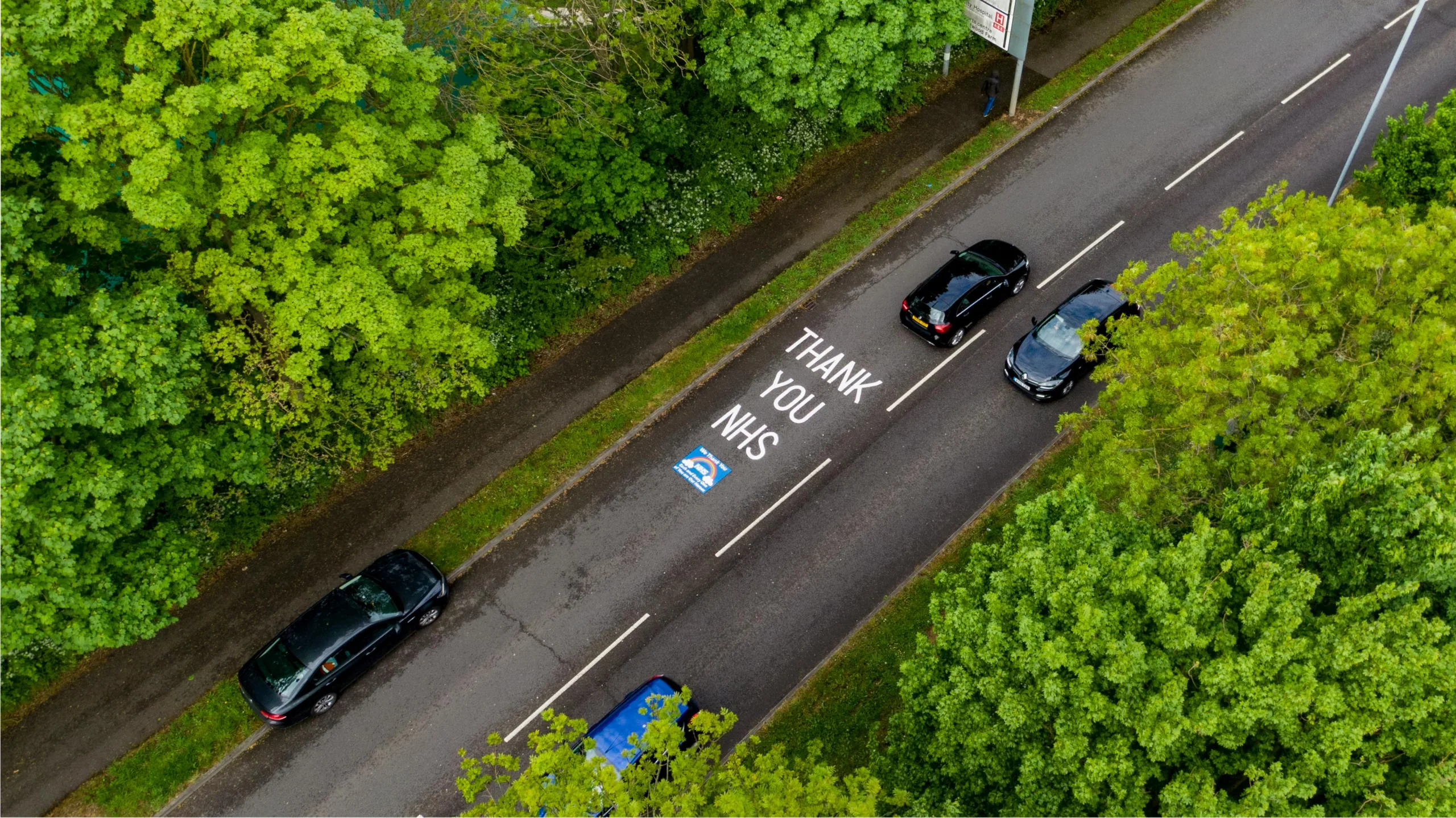Flashback to 2020 and Covid when ‘Thank you NHS’ road markings outside hospitals, including Peterborough City Hospital. Hospitals remain under intense pressure and Labour says NHS waiting lists have trebled since Conservatives came to power 13 years ago. PHOTO: Terry Harris Flashback to 2020 and Covid when ‘Thank you NHS’ road markings outside hospitals, including Peterborough City Hospital. Hospitals remain under intense pressure and Labour says NHS waiting lists have trebled since Conservatives came to power 13 years ago. PHOTO: Terry Harris