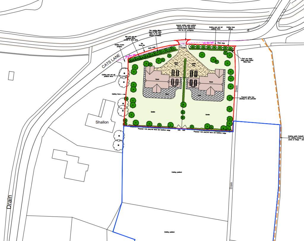 Peter Humphrey Associates believes new planning committee Fenland District Council “have set firm precedents for development within the district’s village”. They have re submitted, with an amendment, a previous application for this site at Tydd St Giles. 