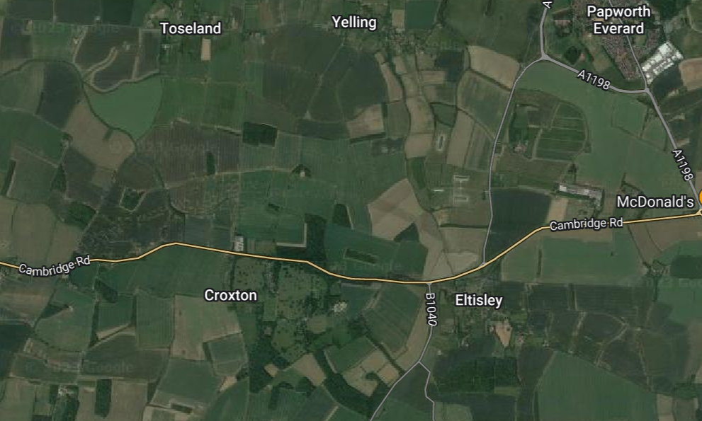 Driver, 20, dies in A428 Cambridgeshire crash