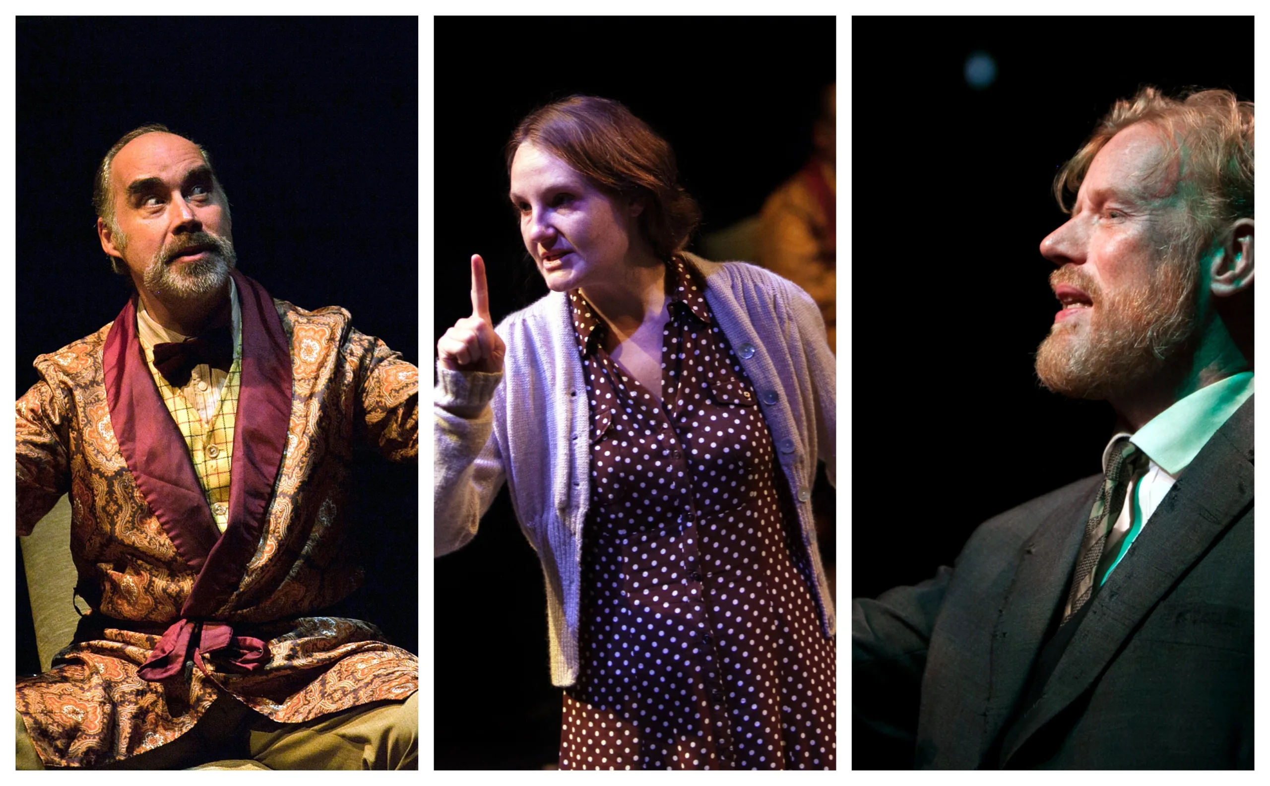 L to R: Jonathan Ashley, Gina Costigan and Paul Carroll in The Faith Healer at Cambridge Arts Theatre until Saturday, November 4
L to R: Jonathan Ashley, Gina Costigan and Paul Carroll in The Faith Healer at Cambridge Arts Theatre until Saturday, November 4
