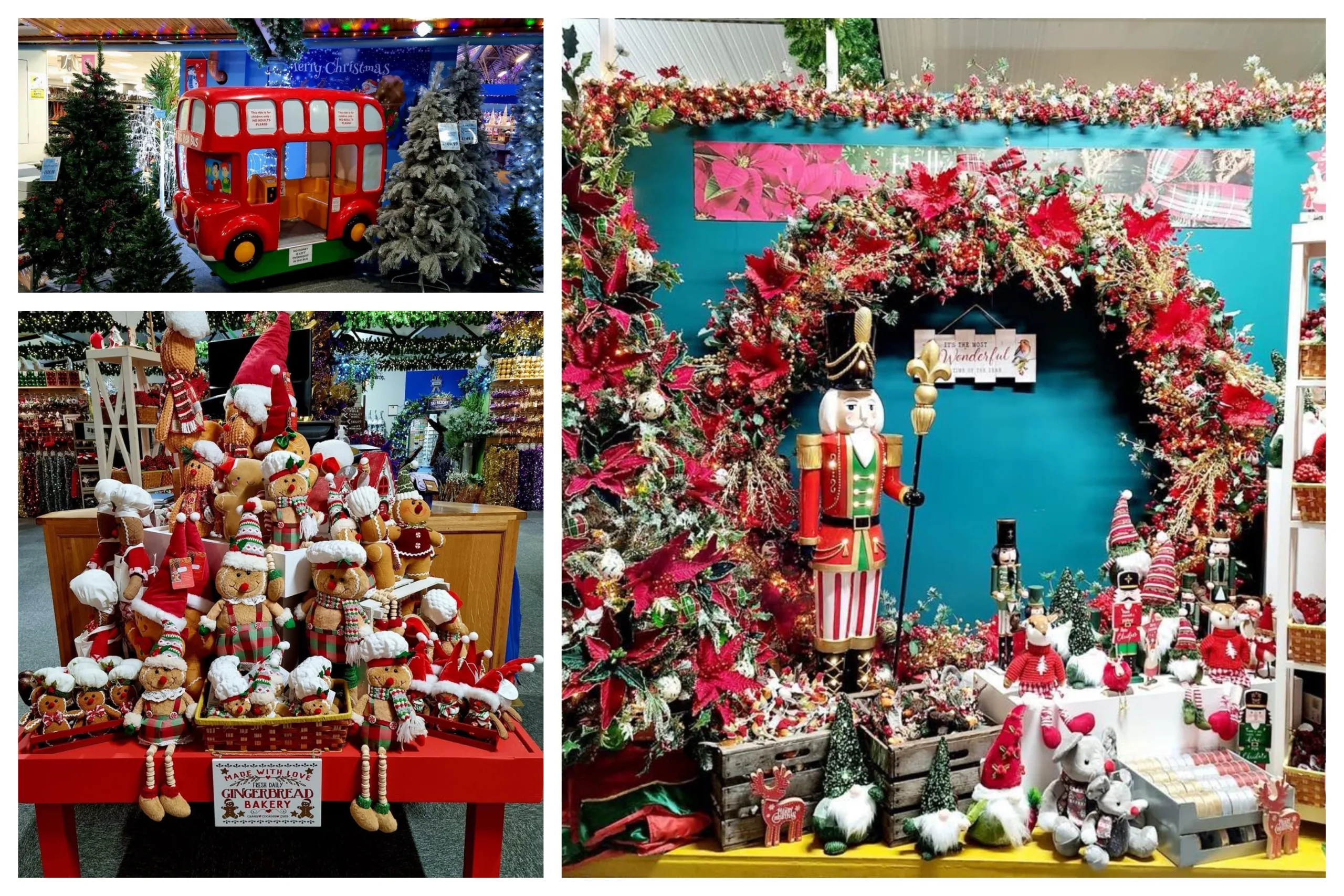 Not Kelly’s house, of course, but photos from some of the many Cambridgeshire stores where Christmas began during October.