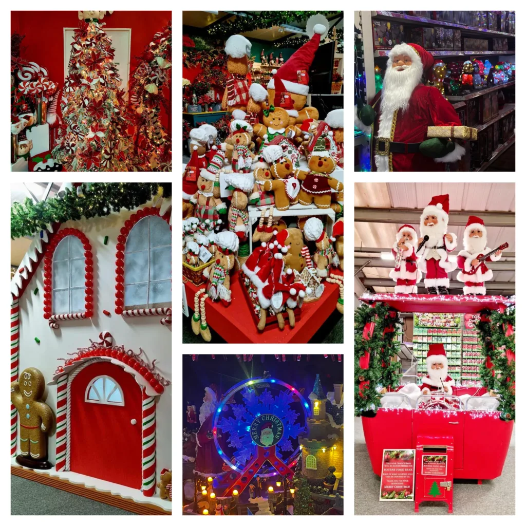 Not Kelly’s house, of course, but photos from some of the many Cambridgeshire stores where Christmas began during October. 