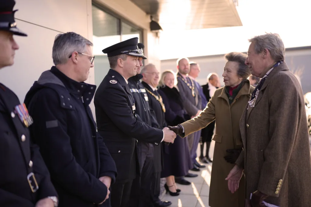 Historic day for Huntingdon as HRH The Princess Royal officially opened the new fire station and Cambs fire and rescue training centre