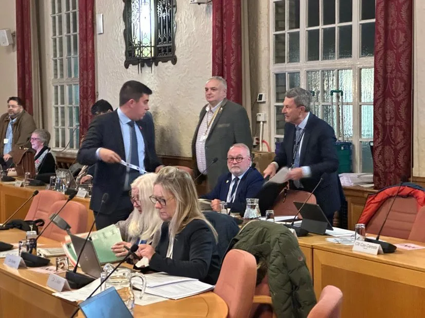 Cllr Wayne Fitzgerald will tonight learn his fate as leader of Peterborough City Council. He expects to be ousted. PHOTO: Terry Harris for CambsNewsOnline