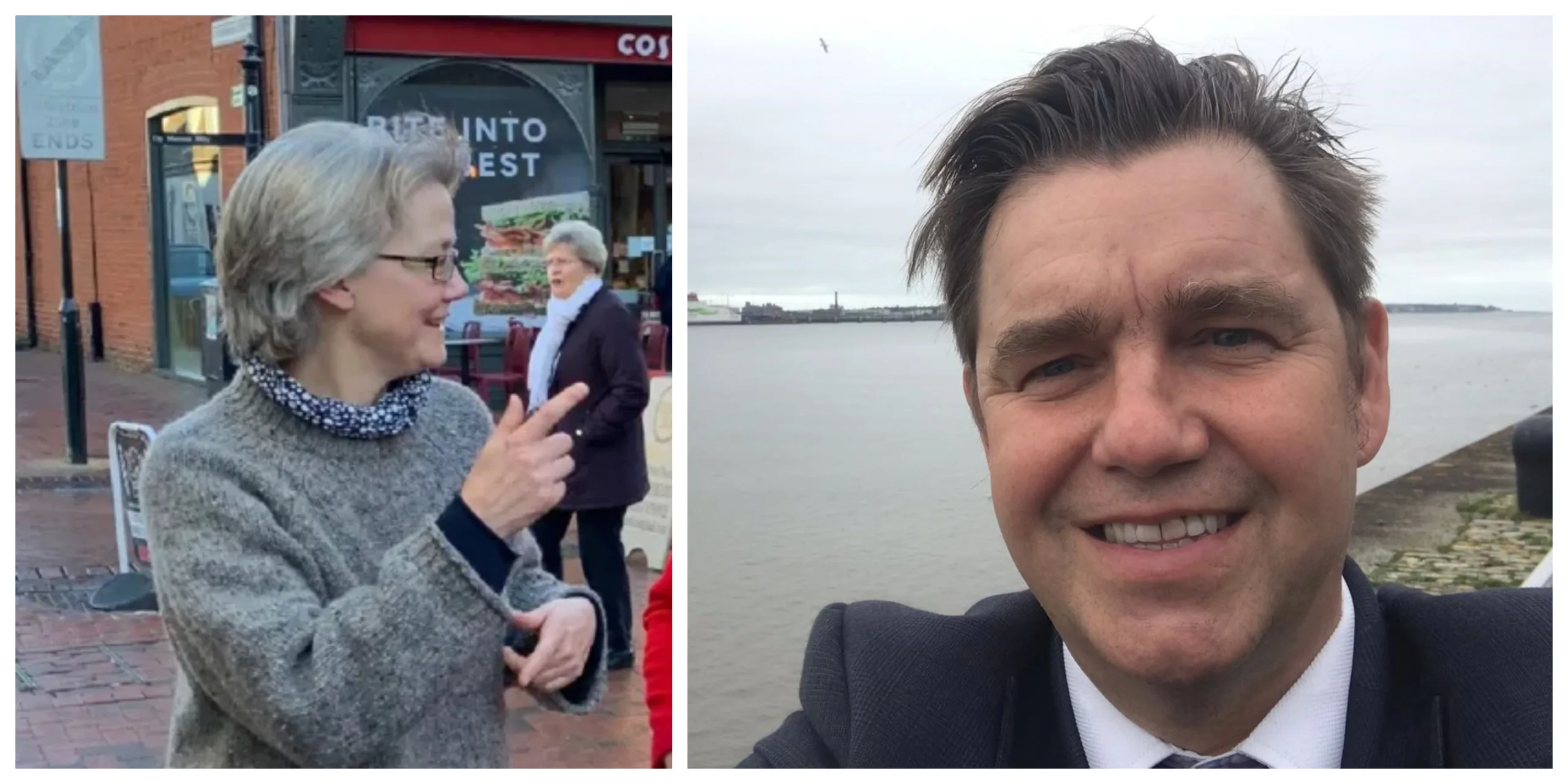 Mayor Dr Johnson warned arch critic Cllr Anna Bailey, Conservative leader of East Cambridgeshire, that he would take action against her allegations, and invited her to “publicly retract those remarks and apologise accordingly”. Cllr Anna Bailey points an angry finger at Mayor Dr Nik Johnson. “He should resign,” she says.