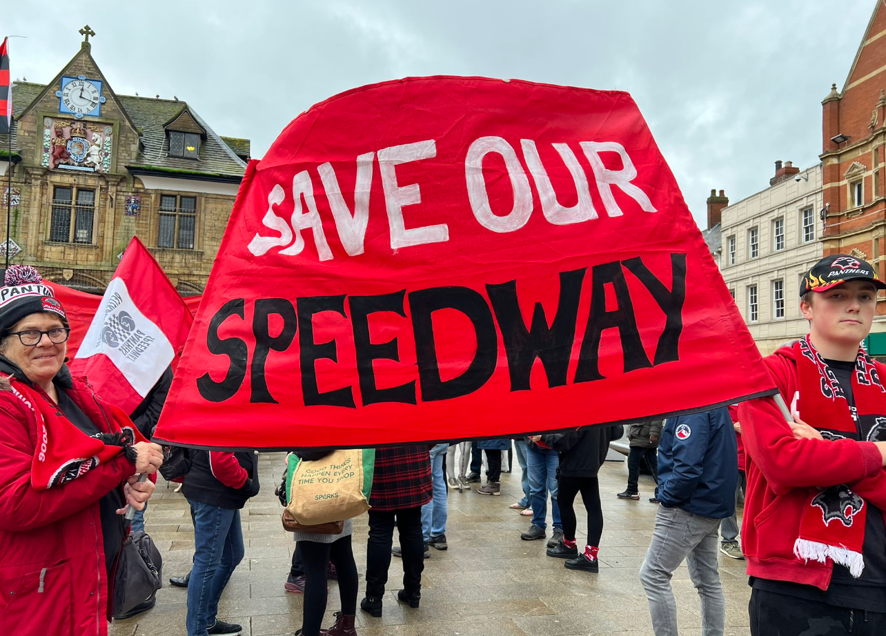 Save Our Speedway protest rally in Peterborough on Saturday November 18 Save Our Speedway protest rally in Peterborough on Saturday November 18
