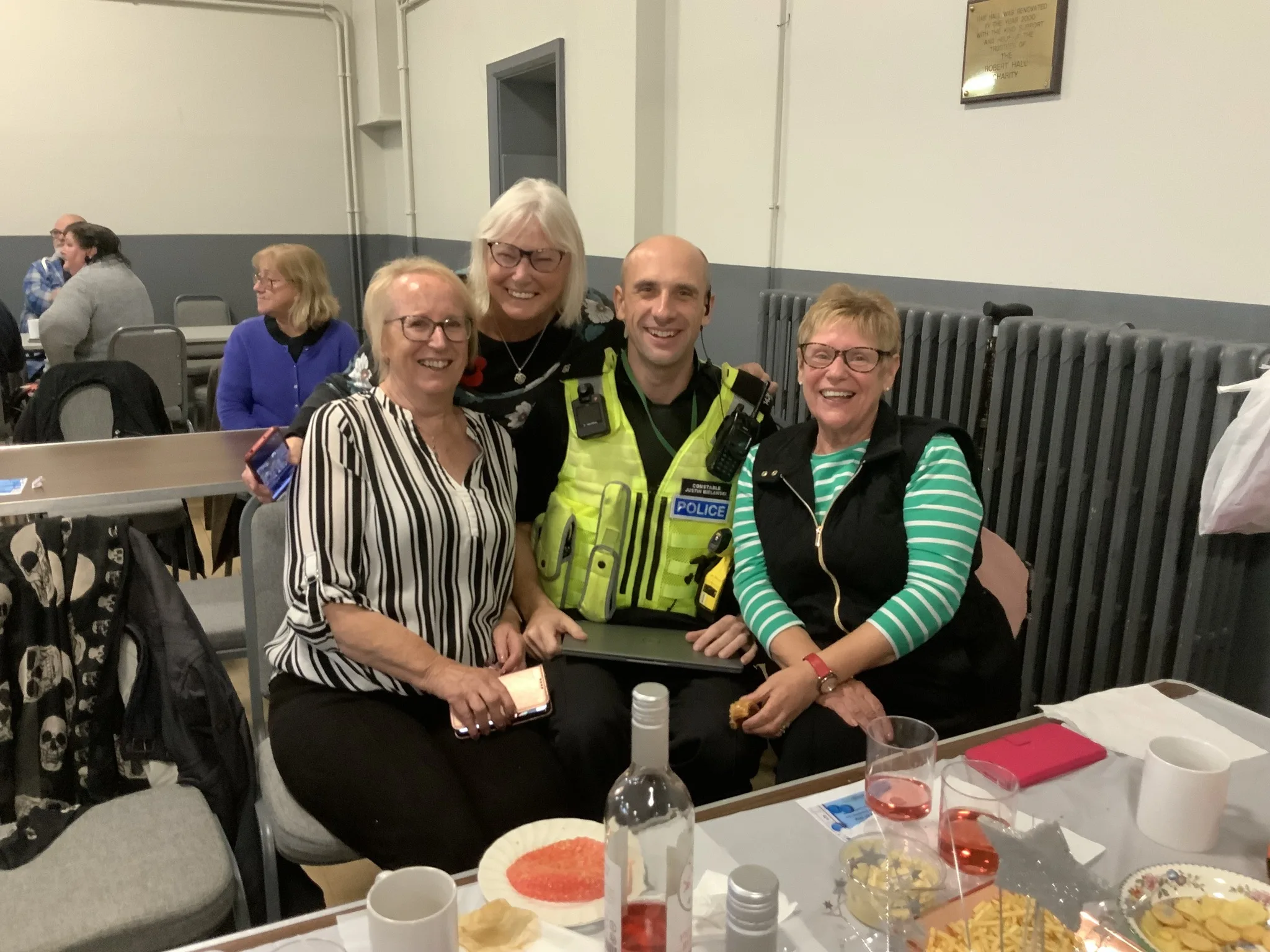 High Sheriff of Cambridgeshire, Dr Bharatkumar Khetani, cut the birthday cake as Walsoken Village Hall Community Coffee Morning celebrated its 2nd anniversary. Local police dropped in for a cuppa and cake. PHOTO: Wisbech Tweet
High Sheriff of Cambridgeshire, Dr Bharatkumar Khetani, cut the birthday cake as Walsoken Village Hall Community Coffee Morning celebrated its 2nd anniversary. Local police dropped in for a cuppa and cake. PHOTO: Wisbech Tweet