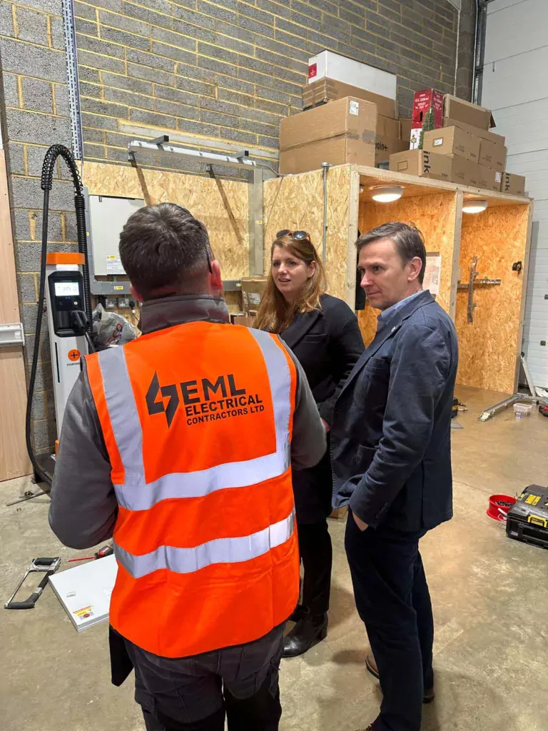 Labour’s Shadow Minister for Employment Alison McGovern championed apprenticeships in a visit with Andrew Pakes, Labour parliamentary candidate for Peterborough, to EML Electrical Contractors Ltd. 