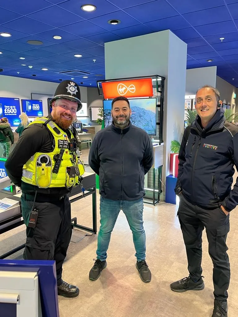 PC Jay Cullimore took on the role as part of Peterborough’s City Centre Neighbourhood Policing Team (NPT) specifically to support local businesses.