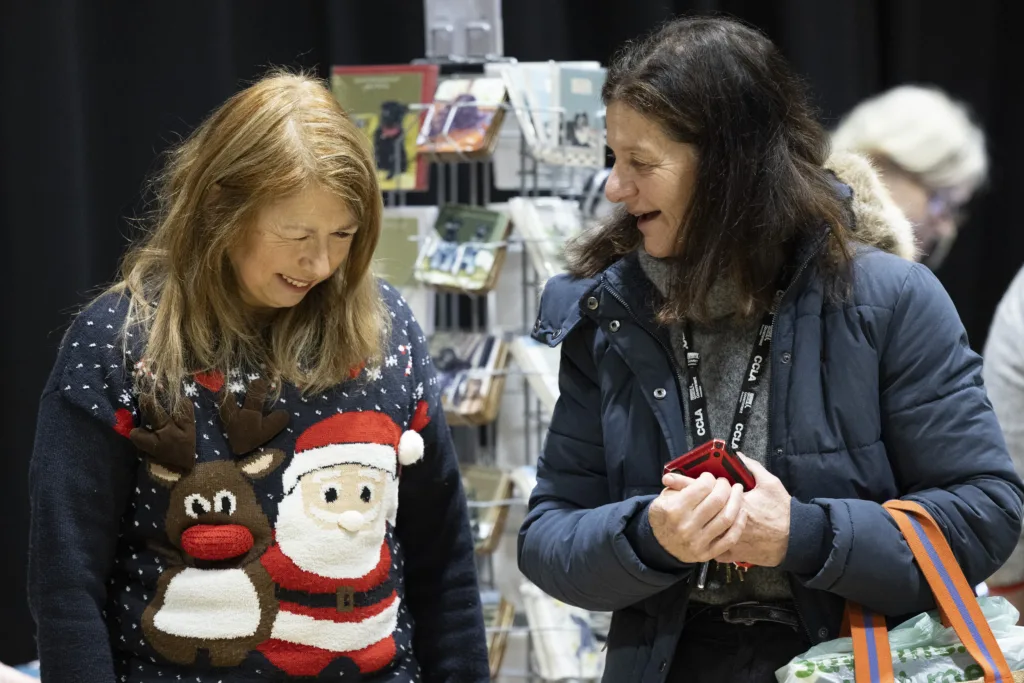Christmas market at Cambourne organised by South Cambridgeshire District Council. Photo: David Johnson