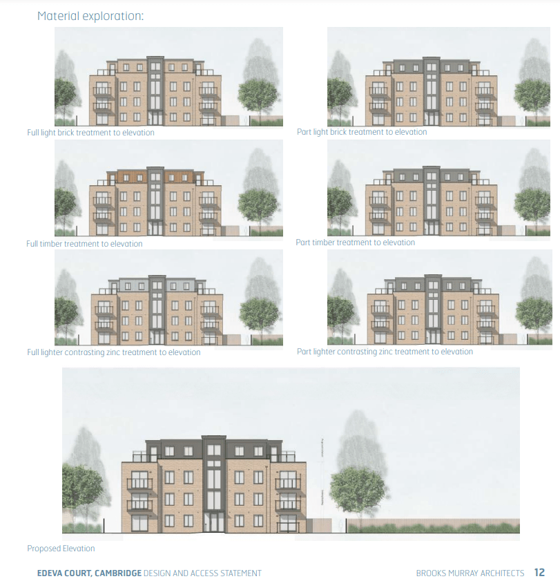 The Planning Inspectorate has allowed a single storey extension at roof level comprising 3 no. self-contained flats to Edeva Court, Wulfstan Way, Cambridge CB1 8AF PHOTO: Artist’s impression by Avon Ground Rent Ltd 