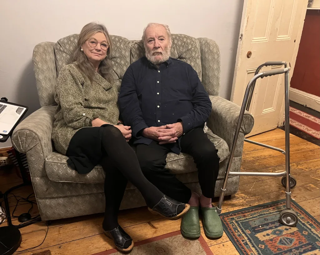 Dodie Carter and her partner Tom Sheerin are long-term local residents.