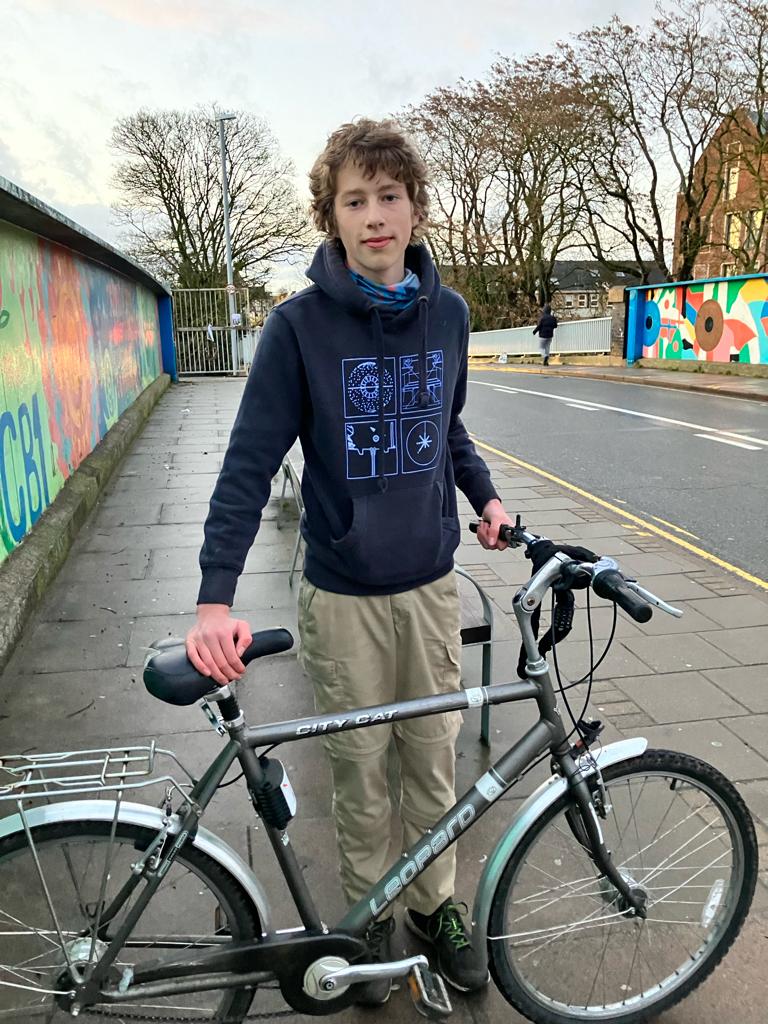 Robin Steed Lehmann who told MR4P that he joined because safe walking and cycling routes give teenagers like him the freedom they need to move around the city. 