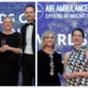 Magpas Air Ambulance doctor Ali Hieatt and Natalie Church, director of operations, were honoured at the Air Ambulance Awards of Excellence 2023.