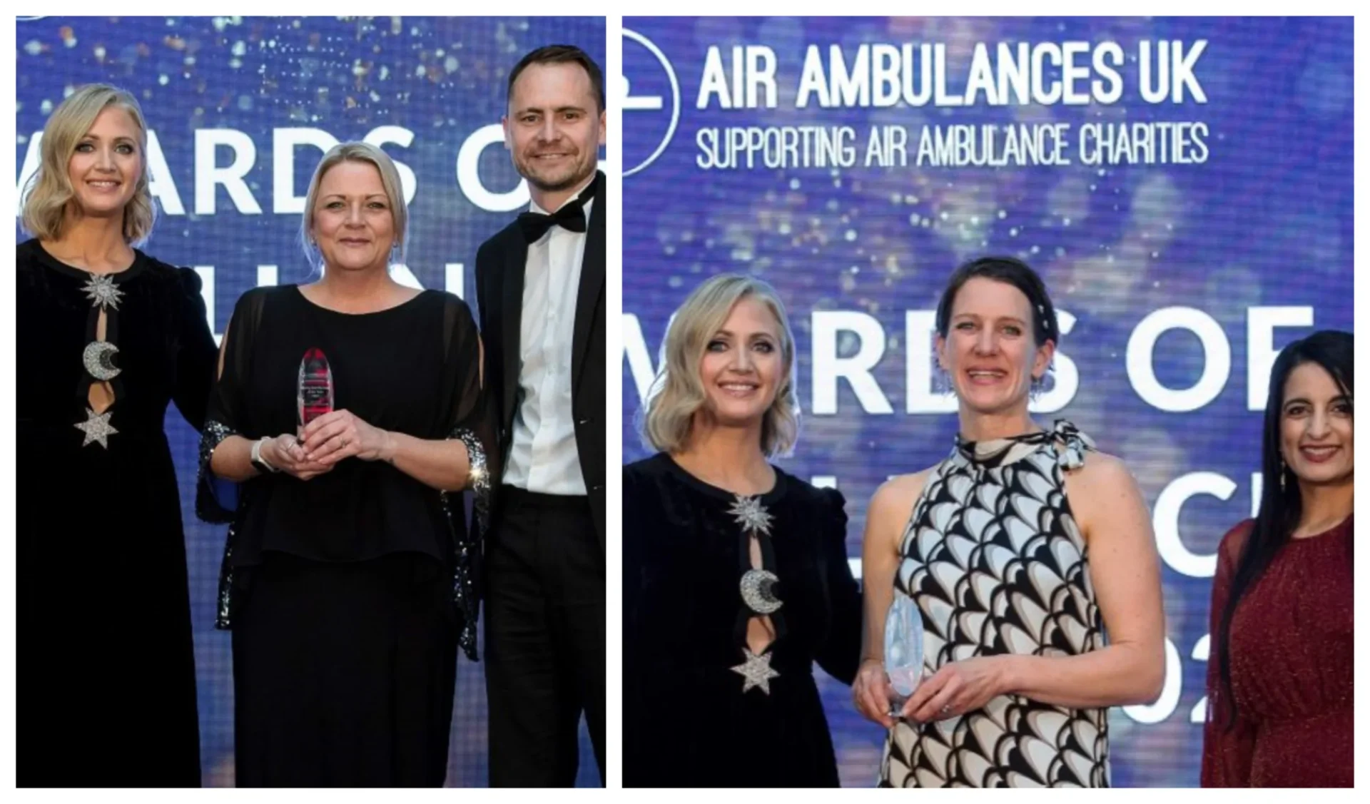 Magpas main - News for Peterborough and Cambridgeshire News for Peterborough and Cambridgeshire - Magpas Air Ambulance doctor Ali Hieatt and Natalie Church, director of operations, were honoured at the Air Ambulance Awards of Excellence 2023.