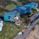 HEMSBY, Norfolk: Devastating toll on coastal village as homes demolished. Saturday 09 December 2023. Picture by Terry Harris.