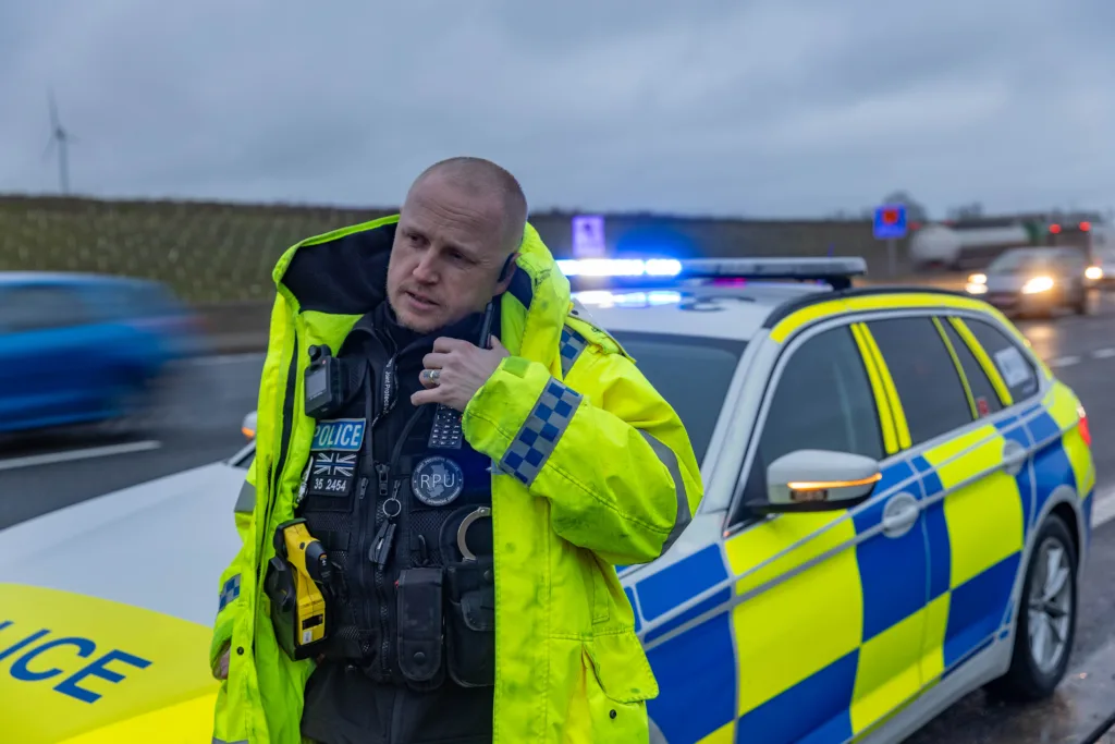 RPU Ride Along,A14 / Cambridge, Cambridge Wednesday 13 December 2023. Picture by Terry Harris.