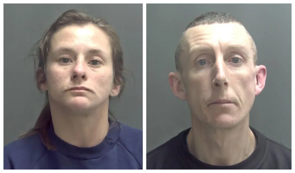 Tanya Momot, of Lynn Road, Wisbech, was jailed for 16 weeks after admitting theft from a shop and aiding theft from a shop. Scott McSpadden, of no fixed address, was jailed for 28 weeks after admitting two counts of theft from a shop and breaching a CBO.