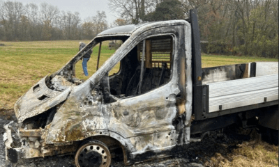 Burnt out tipper stolen from Huntingdon found in Puddock Road, Warboys Burnt out tipper stolen from Huntingdon found in Puddock Road, Warboys