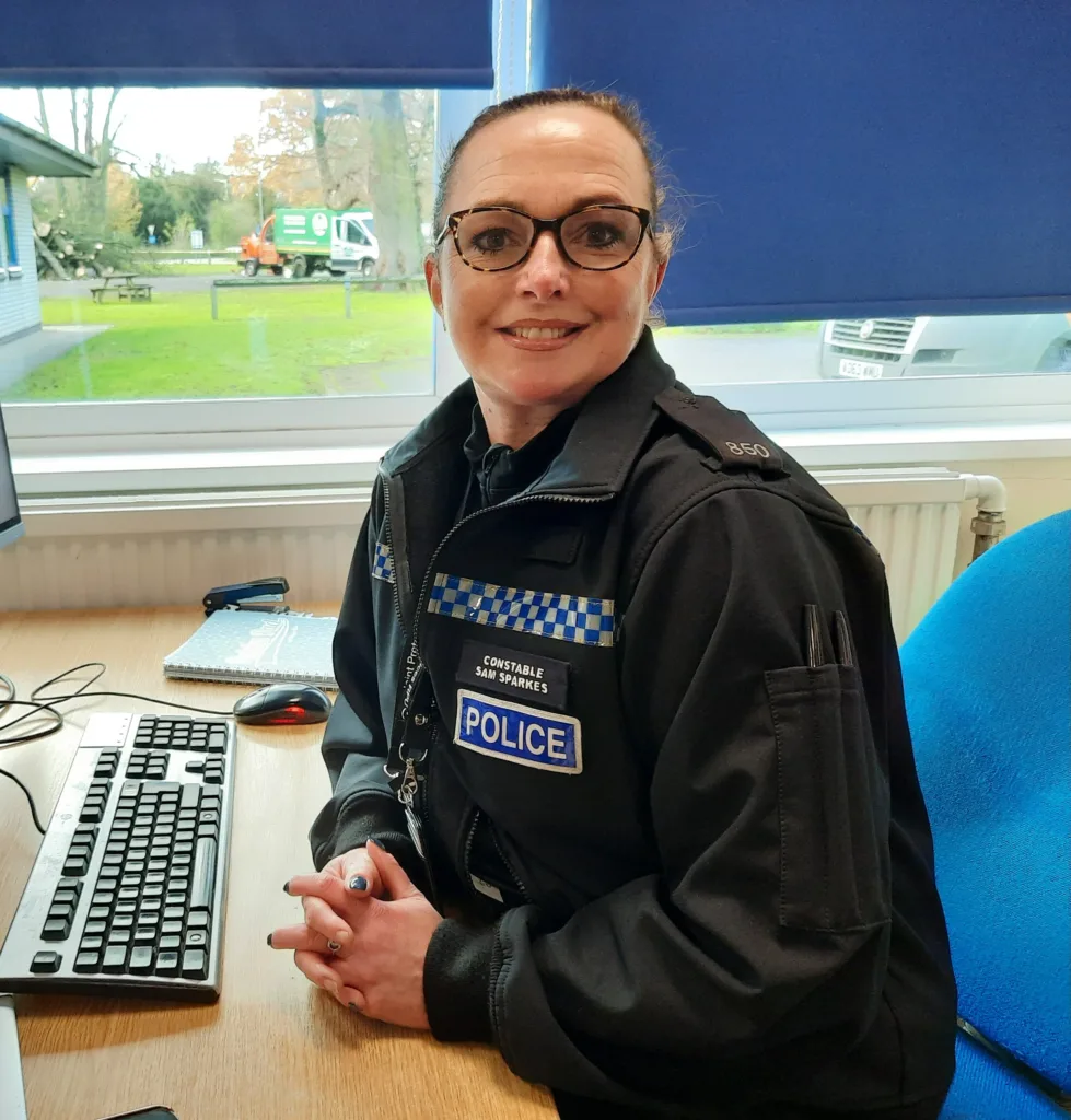 PC Sam Sparkes, from the BCH Road Policing Unit, is a family liaison officer (FLO), who supports families whose loved ones have been killed or seriously injured on our roads