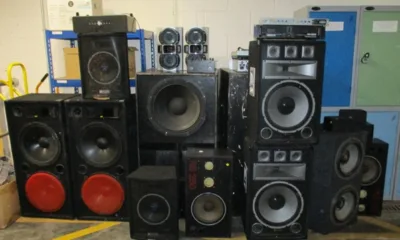 Ben Thornton refused to comply with repeated requests to turn down the noise. Now he’s paying a hefty price for not complying. This is the equipment seized and destroyed by Cambridge City Council. Ben Thornton refused to comply with repeated requests to turn down the noise. Now he’s paying a hefty price for not complying. This is the equipment seized and destroyed by Cambridge City Council.