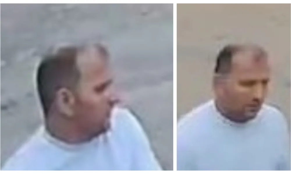 Police have released a CCTV image of a man they would like to speak to in connection with a theft of metal.