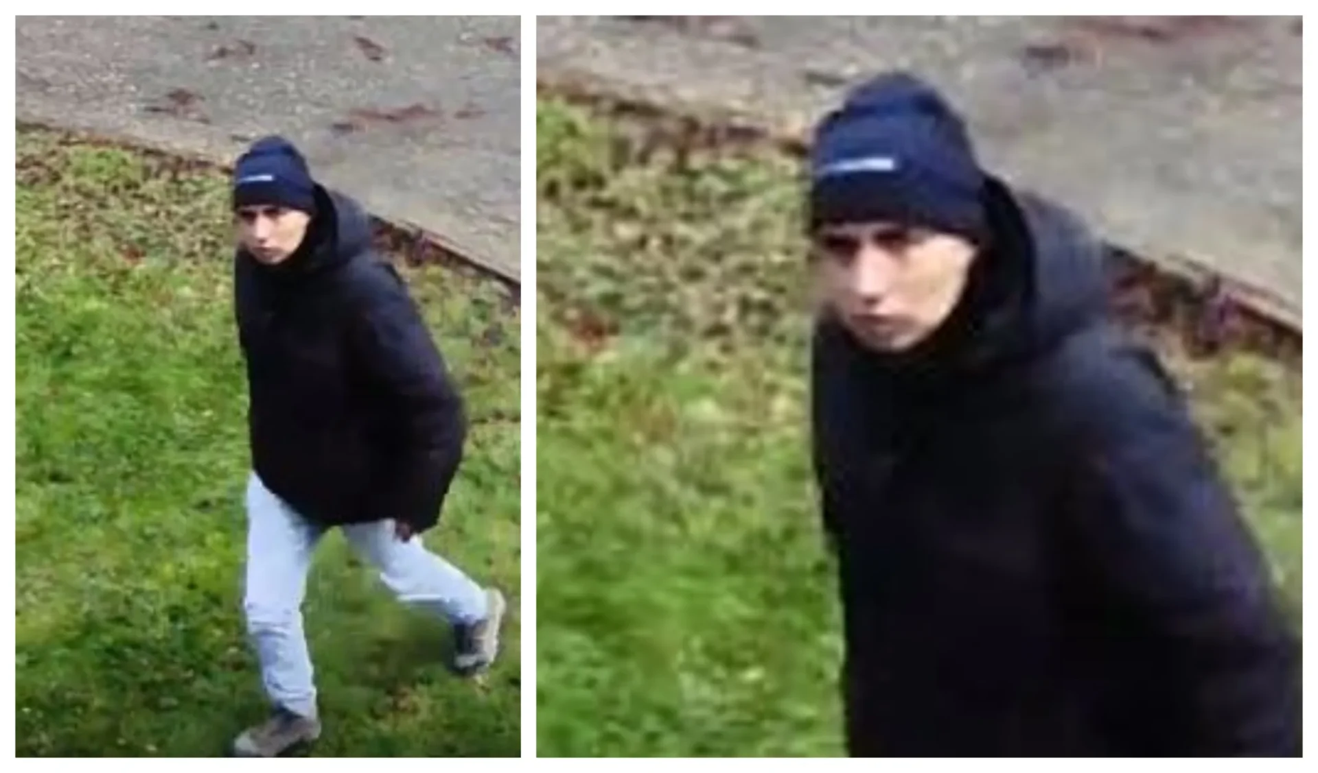 Police believe someone in the village of Hilton near Huntingdon may have spotted this man