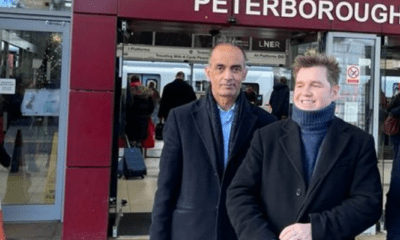 Mayor Dr Nik Johnson in Peterborough for a walking tour of the city with recently elected council leader Mohammed Farooq. Both agreed they are singing from the same hymn sheet to build Peterborough’s prosperity.