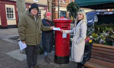 Last Saturday Fenland Parent Power gathered in the centre of March to send a letter to Santa Claus asking him to stop sending bikes to children and instead asking for the elves help to build new cycle paths in the area.