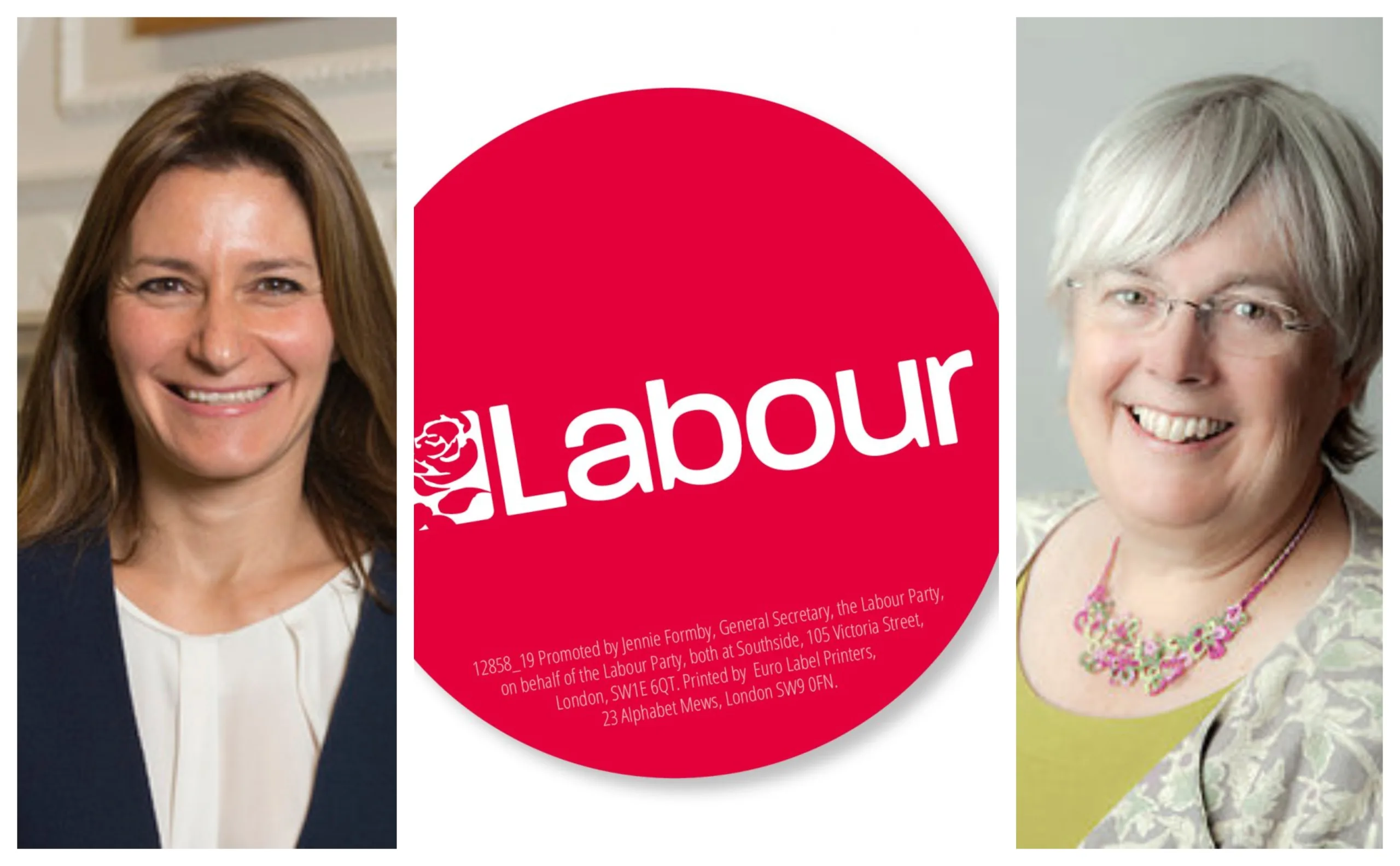 Lucy Frazer (left) and Charlotte Cane (right) with Labour yet to finalise their candidate for the next General Election