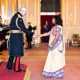 Miss Jyoti Shah MBE attending the investiture at Buckingham Palace with King Charles. She was honoured in the New Year’s Honours list 2022.