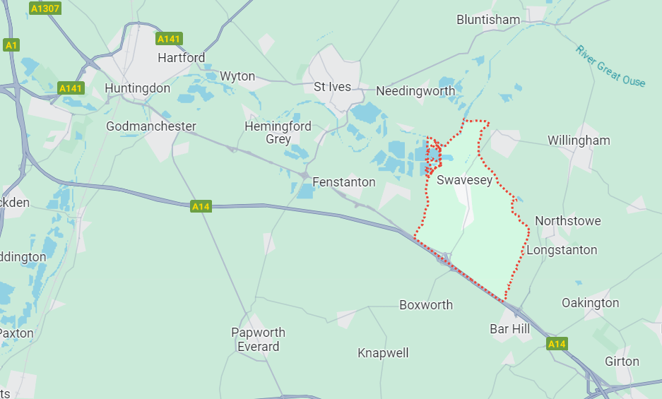 Emergency services are currently dealing with a multi-vehicle collision on the A1307 at Swavesey.