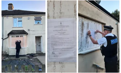 Closure order was issued to 2 Akeman Street, Cambridge which means if anyone is found on the premises unlawfully they render themselves liable for arrest