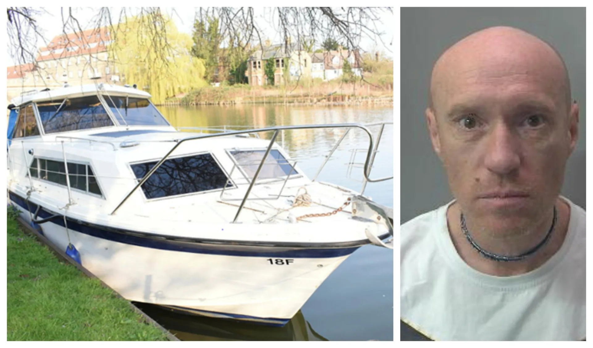 boat main - News for Peterborough and Cambridgeshire News for Peterborough and Cambridgeshire - The San Periel boat that drug dealer Ben Cunningham (above) had moored at Wyton whilst he “lived a lavish lifestyle, frequently dining out and staying in expensive hotels” is to be sold at auction after a Proceeds of Crime hearing last week.